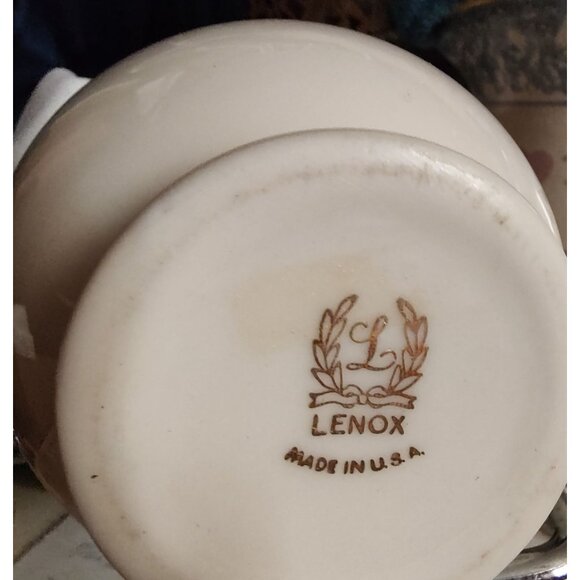 Lenox Rhodora Porcelain Vase w/ Pink Rose & 24kt Gold Trim, Vintage - Picture 9 of 10